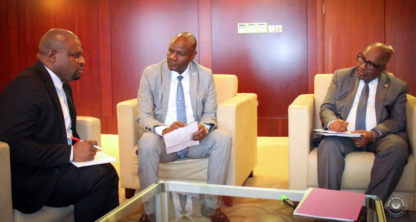 Le Président Azali Assoumani a reçu le nouveau Directeur de l'EASF